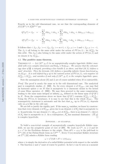 A mass for asymptotically complex hyperbolic manifolds