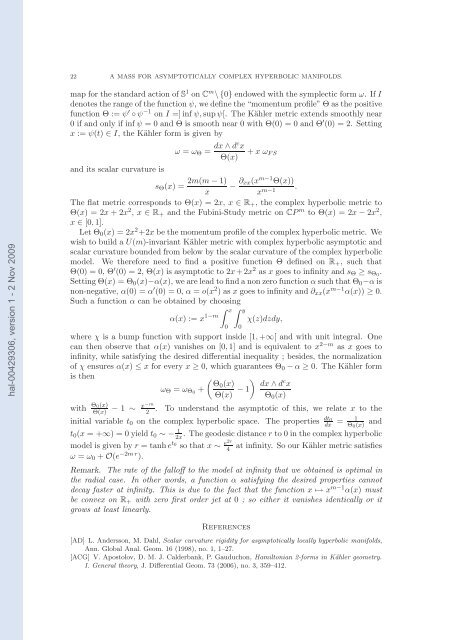 A mass for asymptotically complex hyperbolic manifolds