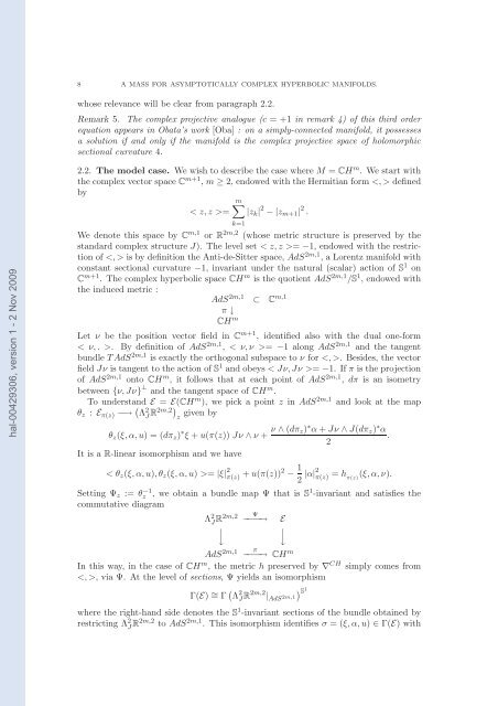 A mass for asymptotically complex hyperbolic manifolds