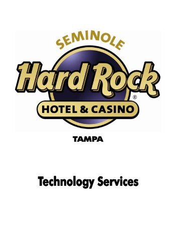 Audio Visual Services - Seminole Hard Rock Tampa