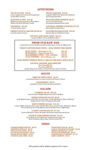 04-05-2010 council oak dinner menu final lm - Seminole Hard Rock ...