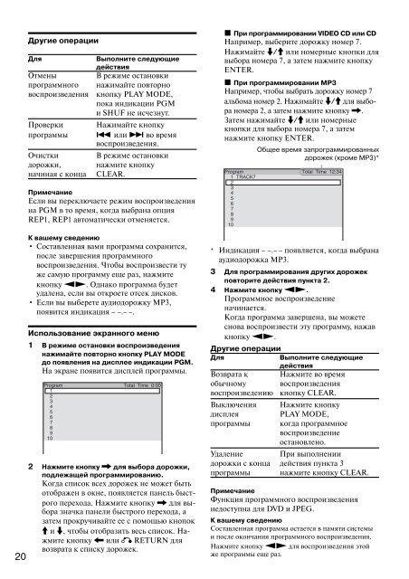 Инструкция по эксплуатации - Главная страница