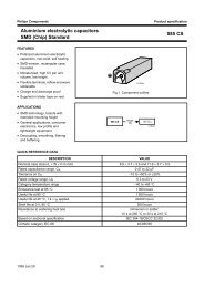 Aluminium electrolytic capacitors SMD (Chip) Standard ... - Leocom