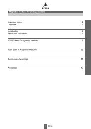 datasheet: pdf - Farnell