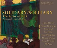 Solidary/Solitary The Artist at Work February 16 ... - Icompendium