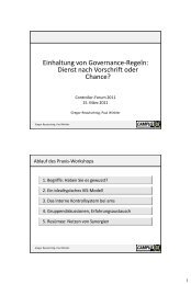 Einhaltung von Governance-Regeln: Dienst nach Vorschrift oder ...