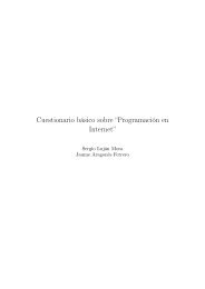 Cuestionario básico sobre “Programación en Internet” - gplsi ...