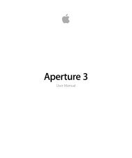 Aperture 3 User Manual - Help Library - Apple