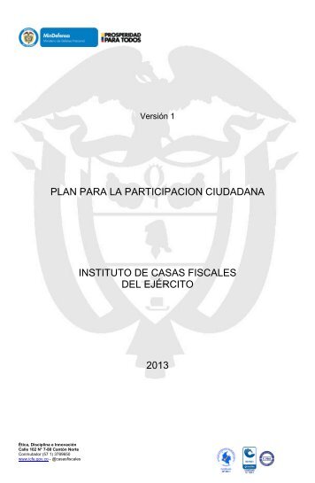 plan para la participacion ciudadana instituto de casas fiscales del ...