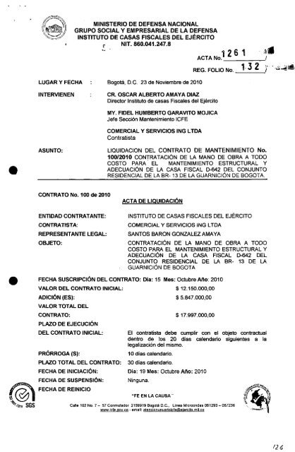 . r NIT. 860.041.2473 ﬂ - Instituto de Casas Fiscales de Ejército