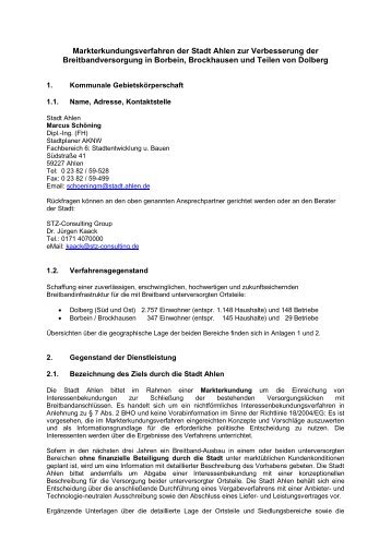 Markterkundung - Breitband.NRW