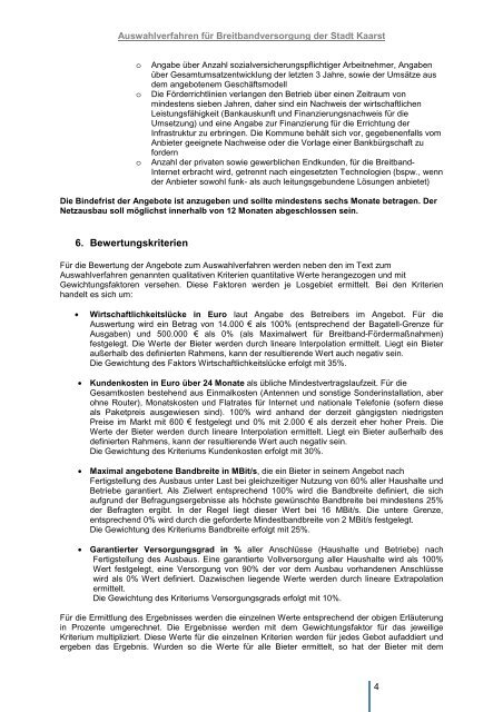 Breitband-Auswahlverfahren (Stand: 06.02.2012) - Breitband.NRW