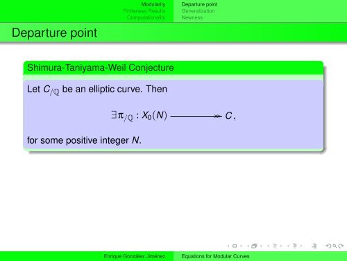 Equations for Modular Curves - Magma