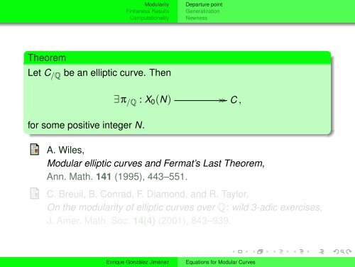 Equations for Modular Curves - Magma