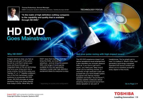 HD DVD - Toshiba