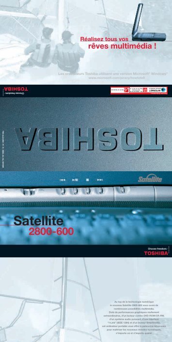 Satellite 2800-600. Options - Toshiba