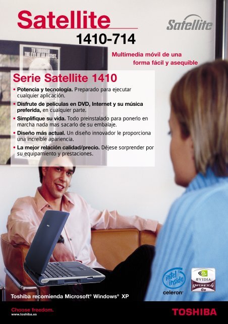 Serie Satellite 1410 - Toshiba