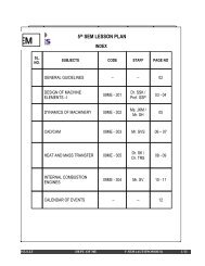 5th SEM LESSON PLAN