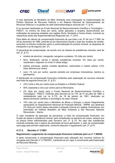 ESTUDO DE IMPACTO AMBIENTAL – EIA - Ibama