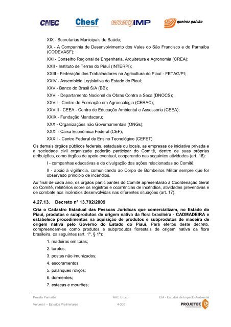 ESTUDO DE IMPACTO AMBIENTAL – EIA - Ibama