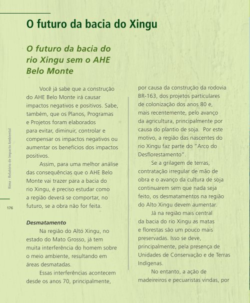 Relatório de Impacto Ambiental Rima - Belo Monte - Eletrobras