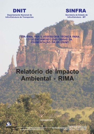 Relatório de Impacto Ambiental - RIMA - Ibama
