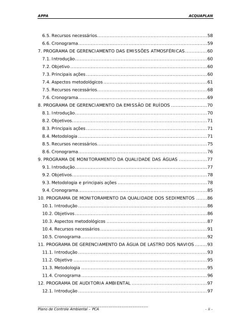 Administração dos Portos de Paranaguá e Antonina – APPA - Ibama