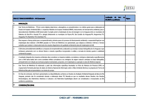 6.3.1 Metodologia - Ibama