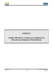 Anexo V: Modelo OILMAP e Critérios para Definição da Duração