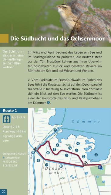 Route 1 - Naturschutzring Dümmer