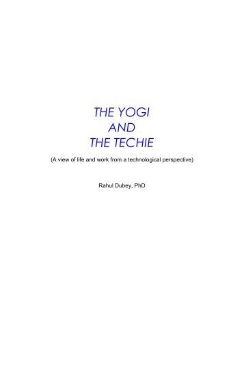 THE YOGI AND THE TECHIE - DAIICT Intranet