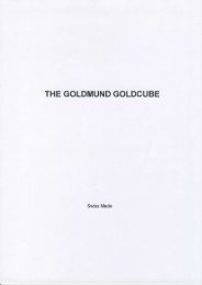 THE GOLDMUND GOLDCUBE