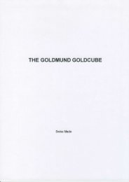 THE GOLDMUND GOLDCUBE