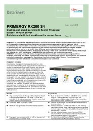 PRIMERGY RX200 S4 - Fujitsu