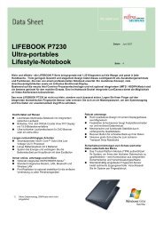Db LIFEBOOK P7230 - bei Fujitsu Technology Solutions GmbH