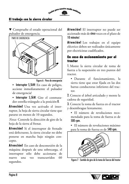 Sierra circular con mesa de rodillos - Posch