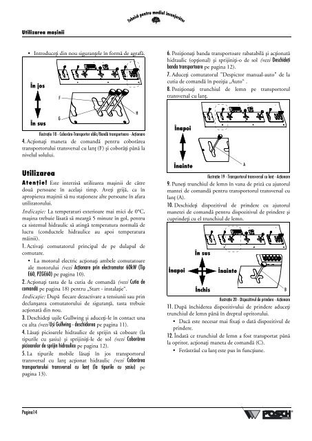 INSTRUCŢIUNI DE UTILIZARE - Posch