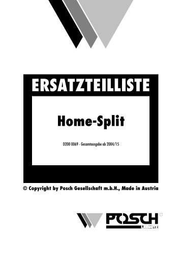 Home-Split - Posch