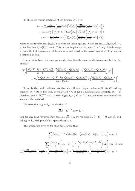 On the Identification of Misspecified Propensity Scores - School of ...