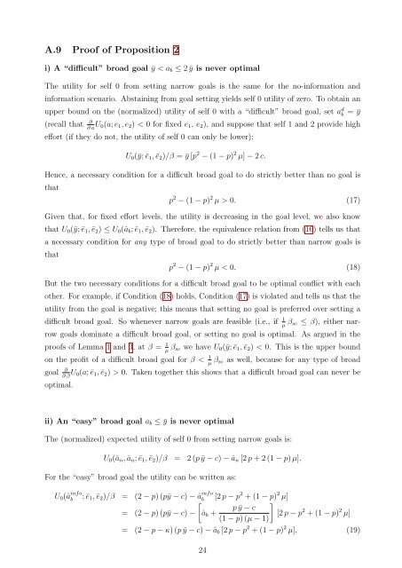 Motivational Goal Bracketing - School of Economics and ...