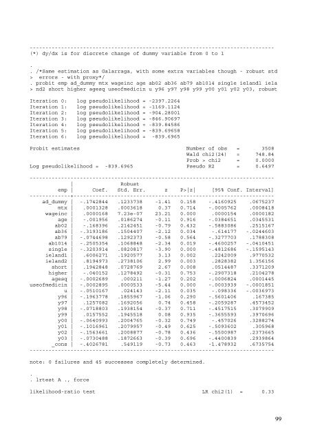 An Analysis on Danish Micro Data - School of Economics and ...