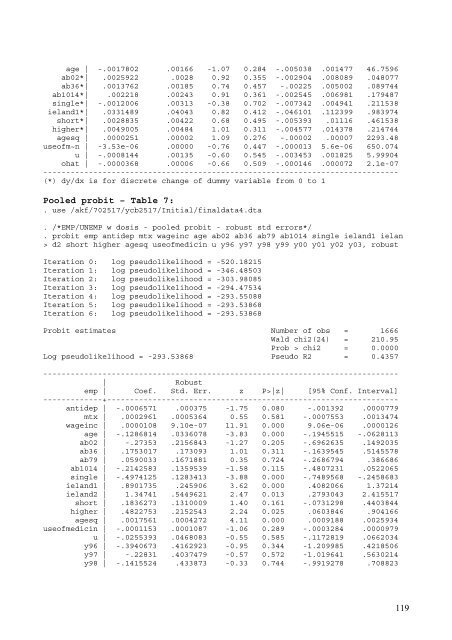 An Analysis on Danish Micro Data - School of Economics and ...