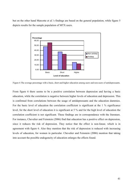 An Analysis on Danish Micro Data - School of Economics and ...