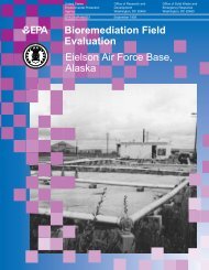 Bioremediation Field Evaluation Eielson Air Force Base, Alaska