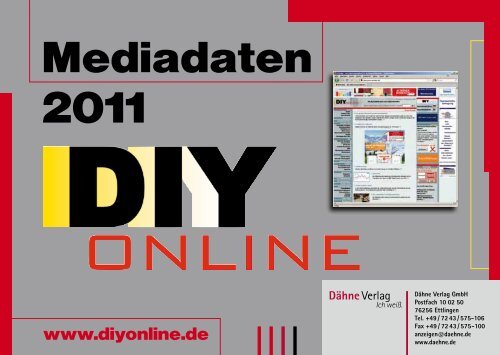 Mediadaten 2011 - DIYonline