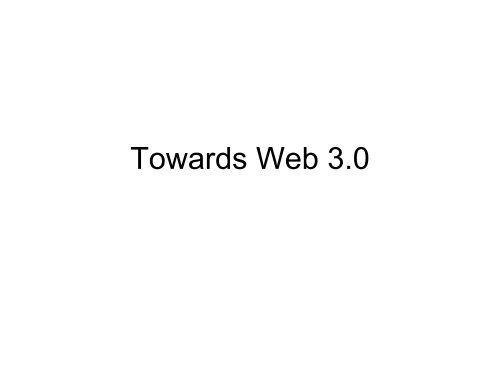 Web 3.0.pdf - DSpace at CUSAT