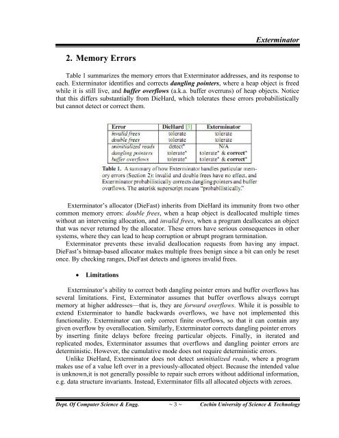 Exterminator- A ... with High Probability.pdf - DSpace at CUSAT ...