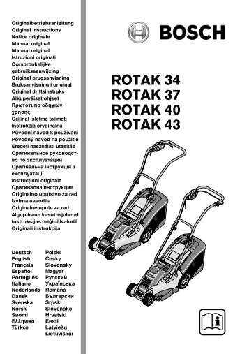 ROTAK 34 ROTAK 37 ROTAK 40 ROTAK 43 - Nakupka.cz