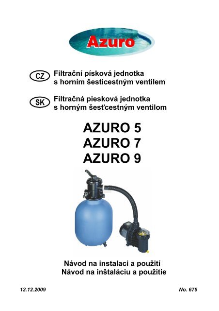 Filtrace Azuro 5 () Filtrace Azuro 5