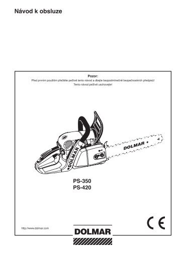 Návod k obsluze - Katalog - Dolmar